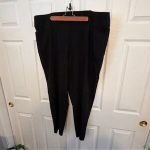 2 Pair plus size Women's Black Pants Covington. terra Sky.